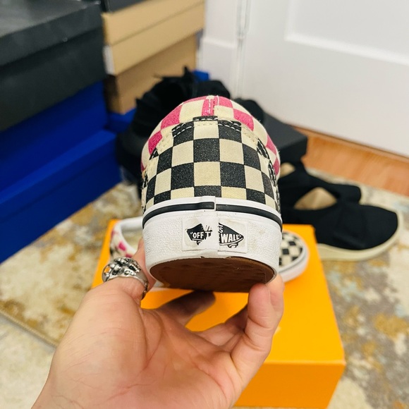EUC Men’s Size 6/Women’s Size 7.5 Vans Old Skool Shoes Checkerboard Multicolor - Picture 10 of 12
